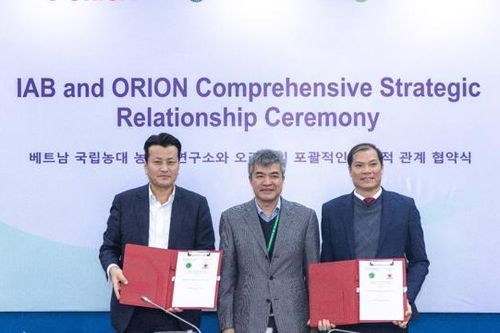 Orion ký kết thỏa thuận hợp tác cùng học viện nông nghiệp Việt Nam
