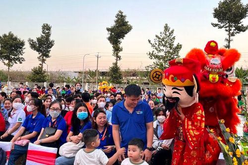 600 công nhân Công ty TNHH An Giang Samho nô nức vui 'Tết sum vầy'