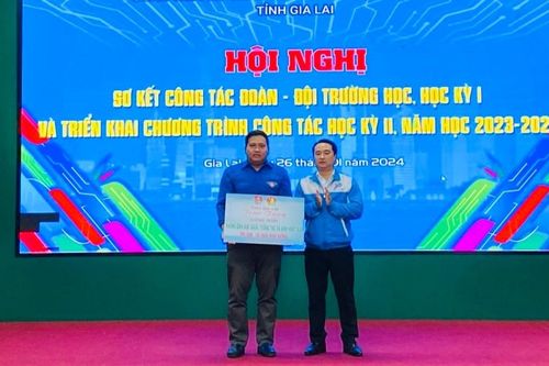 Gia Lai: Sơ kết công tác Đoàn-Đội trường học-học kỳ I năm học 2023-2024