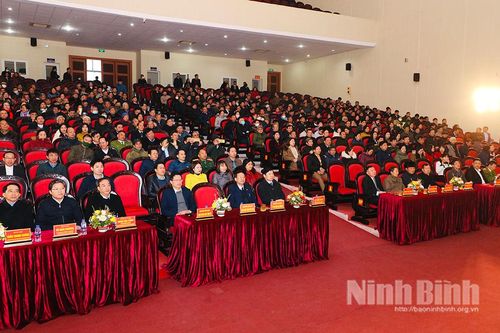 Thành phố Ninh Bình gặp mặt mừng Đảng, mừng Xuân Giáp Thìn năm 2024