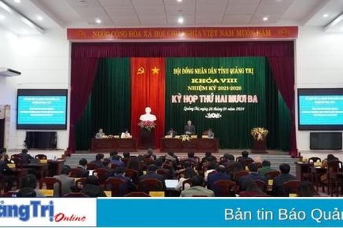 Kỳ họp thứ 23, HĐND tỉnh khóa VIII: Thông qua 8 nghị quyết