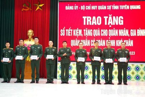 Chăm lo chính sách hậu phương quân đội