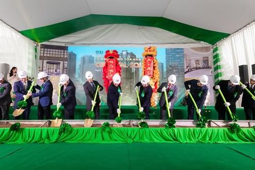 Khởi công tòa văn phòng hạng A được xây dựng theo tiêu chuẩn LEED Gold - Oriental Square, chưa khởi công khách đã giữ chỗ lấp đầy 60%