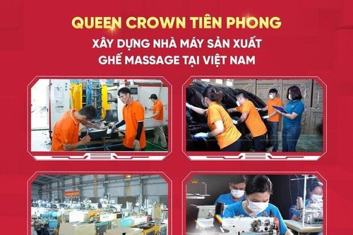 Queen Crown - Đi đầu để thành công với nhà máy ghế massage