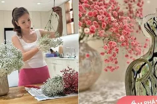 MC Đan Lê khoe bí quyết cắm hoa đẹp mê, chị em tham khảo cắm hoa đón Tết