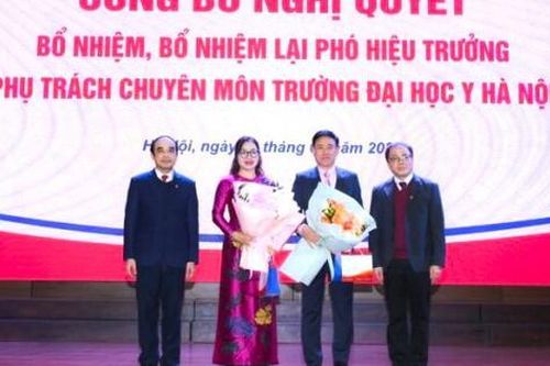 Trường Đại học Y Hà Nội bổ nhiệm, bổ nhiệm lại 2 Phó Hiệu trưởng