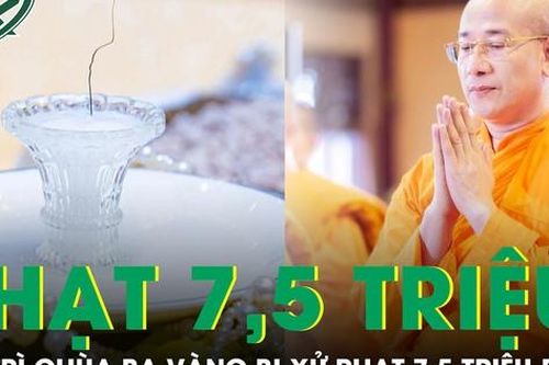 Xử phạt trụ trì chùa Ba Vàng liên quan vụ 'xá lợi tóc Phật'