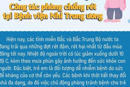 Rét đậm, chủ động phòng tránh bệnh cho trẻ