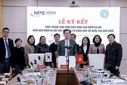 Việt Nam và Hàn Quốc ký kết thỏa thuận thực hiện hiệp định bảo hiểm xã hội
