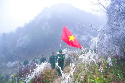 BĐBP khắc phục giá rét, tuần tra, bảo vệ biên giới