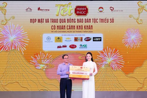 Sen Vàng trao 1.396 phần quà Tết cho người có hoàn cảnh khó khăn