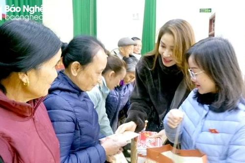 Các tổ chức, đơn vị trao quà Tết cho hộ nghèo tại các địa phương