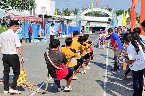 Huyện Châu Phú xếp hạng nhất toàn đoàn Giải Đẩy gậy, kéo co thiếu niên, trẻ và vô địch tỉnh An Giang năm 2024
