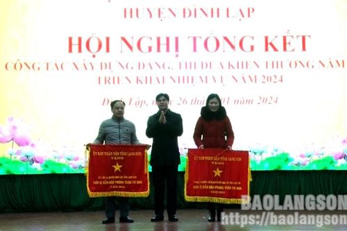 Huyện ủy Đình Lập tổng kết công tác xây dựng Đảng, thi đua khen thưởng năm 2023