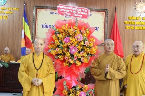 TP.HCM: Phật giáo H.Hóc Môn hoạt động từ thiện hơn 17,5 tỷ đồng trong năm 2023