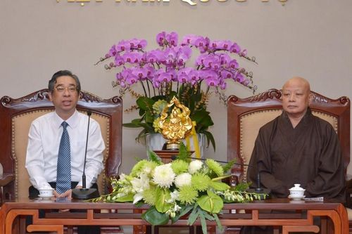 Phó Bí thư Nguyễn Phước Lộc: 'Trân trọng những đóng góp của Phật giáo cho sự nghiệp chung'