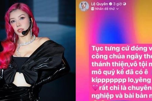 Team Trang Pháp giành chiến thắng, Lệ Quyên 'ẩn ý' về một người em trên mạng xã hội?