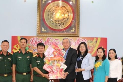 Mặt trận tỉnh Ninh Thuận thăm chúc Tết các đơn vị, địa phương năm 2024
