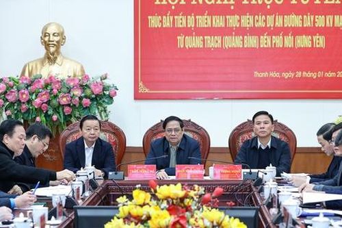 Thủ tướng chủ trì Hội nghị với 9 tỉnh đốc thúc tiến độ đường dây 500 kV mạch 3