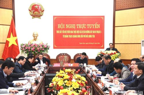 Thủ tướng Phạm Minh Chính chủ trì Hội nghị thúc đẩy tiến độ triển khai dự án Đường dây 500kV mạch 3 Quảng Trạch-Phố Nối