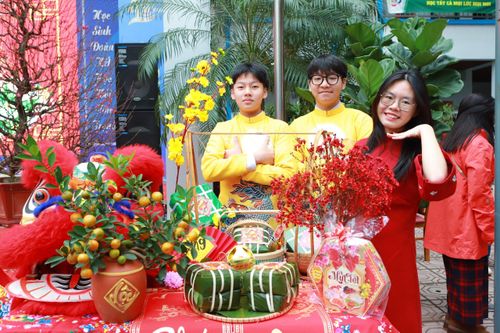 Học sinh Thủ đô tái hiện không gian Tết xưa