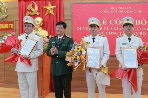 Điều động, bổ nhiệm cán bộ chủ chốt công an 4 tỉnh