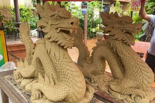 Độc lạ 4 cặp rồng của làng gốm 500 tuổi ở Quảng Nam