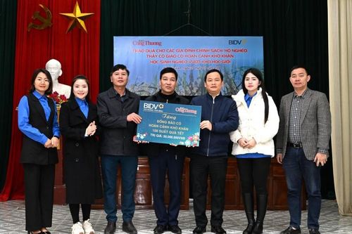 Báo Công Thương đồng hành cùng Ngân hàng BIDV tri ân các gia đình có công, hộ nghèo tại Thái Bình