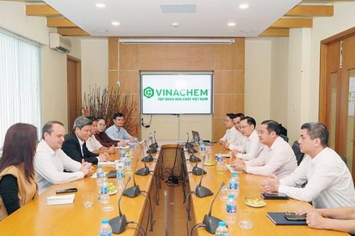 Tổng giám đốc VINACHEM làm việc với Công ty PGG Chemical Corporation (Brazil)