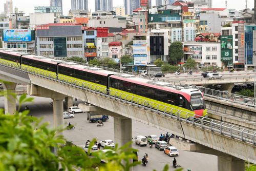 Vận hành đoạn trên cao metro Nhổn - ga Hà Nội tháng 6/2024