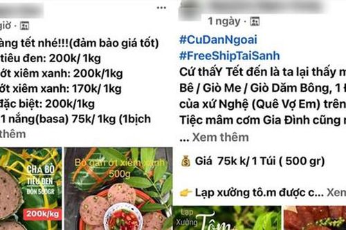 Cẩn trọng khi mua đặc sản Tết trên chợ 'ảo'