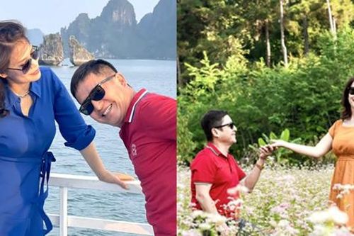 Xôn xao hình ảnh NSƯT Chí Trung quỳ gối như hành động cầu hôn bạn gái trẻ đẹp