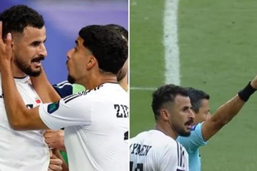Vì sao cầu thủ Hussein của ĐT Iraq bị thẻ đỏ, dẫn tới thất bại bất ngờ trước ĐT Jordan?