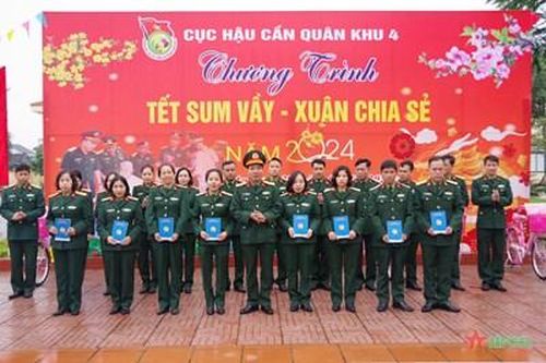 Cục Hậu cần Quân khu 4 tổ chức Chương trình 'Tết sum vầy-Xuân chia sẻ'