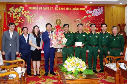 Bí thư Tỉnh ủy Quảng Nam Lương Nguyễn Minh Triết thăm, chúc Tết các lực lượng vũ trang