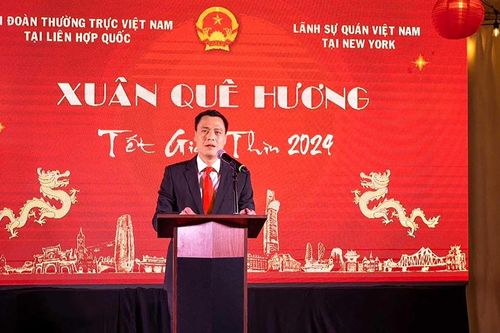 Phái đoàn thường trực Việt Nam tại Liên hợp quốc tổ chức Tết cộng đồng - Xuân Quê hương Giáp Thìn 2024