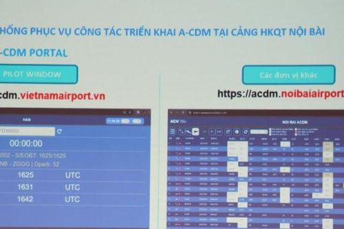 Mô hình giúp bớt cảnh chậm giờ, bay vòng chờ tại sân bay Nội Bài