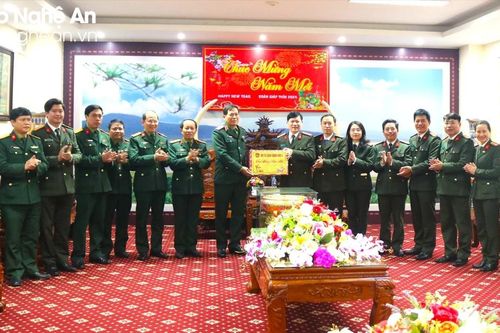 Bộ Tư lệnh Quân khu 4 chúc Tết, kiểm tra sẵn sàng chiến đấu các cơ quan, đơn vị trên địa bàn tỉnh Nghệ An