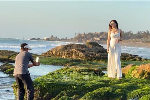 Du khách thích thú trải nghiệm mùa 'săn' rêu Cổ Thạch