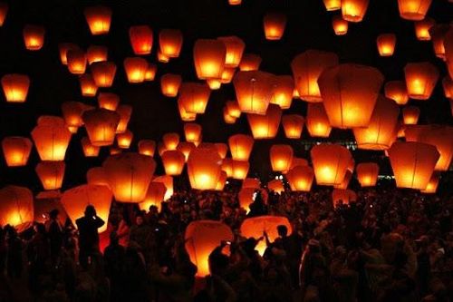 Ấn tượng triển lãm đèn lồng và điêu khắc băng Trung Quốc tại Na Uy