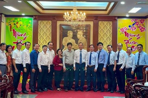 Hiệp hội Doanh nghiệp tỉnh An Giang chúc Tết Thường trực Tỉnh ủy