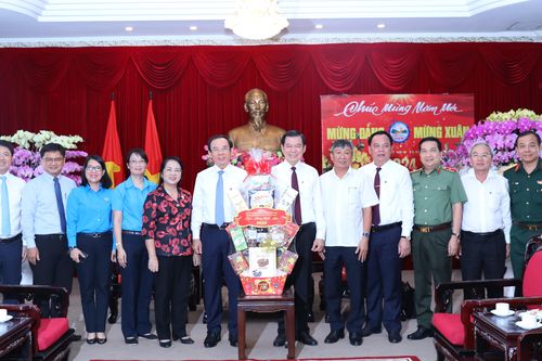 Bí thư Thành ủy TP.HCM Nguyễn Văn Nên thăm, chúc tết tại Đồng Nai