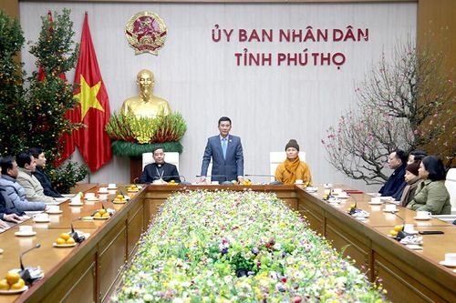 Tòa Giám mục Hưng Hóa, Ban Trị sự Giáo hội Phật giáo tỉnh chúc Tết tỉnh