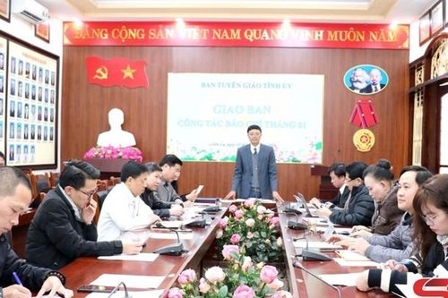 Hội nghị giao ban công tác báo chí tháng 1/2024