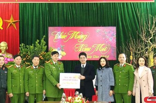 Đồng chí Trưởng ban Nội chính Tỉnh ủy thăm, chúc tết các phòng nghiệp vụ Công an tỉnh