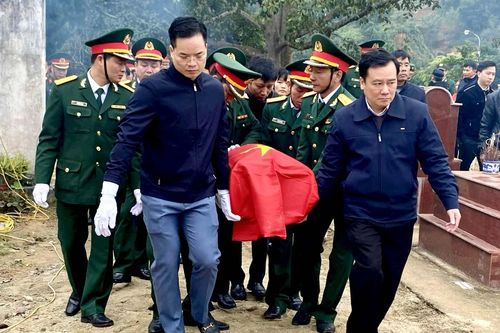 Hàm Yên tổ chức lễ đón nhận và an táng hài cốt liệt sỹ Ngô Văn Lươn