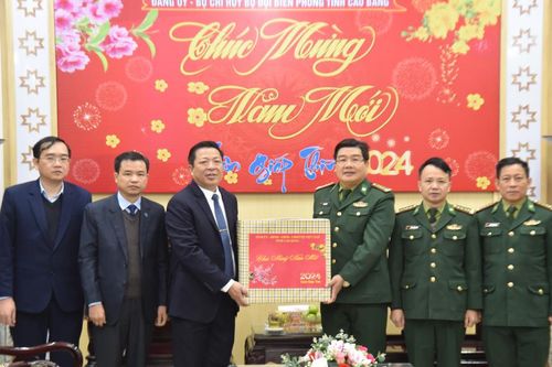 Bí thư Tỉnh ủy Trần Hồng Minh thăm, chúc Tết một số cơ quan, đơn vị