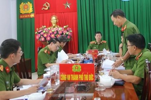 Lãnh đạo Cục Cảnh sát môi trường kiểm tra công tác đảm bảo an toàn thực phẩm tại TPHCM