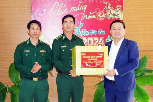 Lãnh đạo tỉnh Quảng Nam chúc Tết cán bộ, chiến sĩ ở đảo Cù Lao Chàm