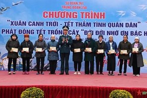 Xuân canh trời - Tết thắm tình quân dân